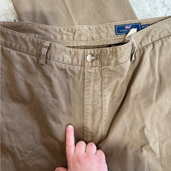 Vineyard Vines Club Pants Men's Beige Khaki Cotton, 40Wx30L - Picture 7 of 7